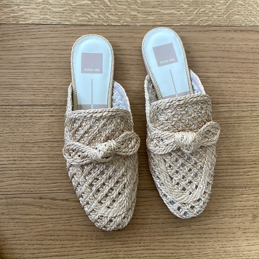 Raffia Slipper